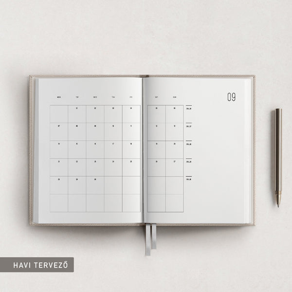 A Planbook 2026 határidőnapló / 'VERTIKÁL' elrendezésű - új