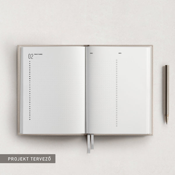 A Planbook 2026 határidőnapló / 'VERTIKÁL' elrendezésű - új