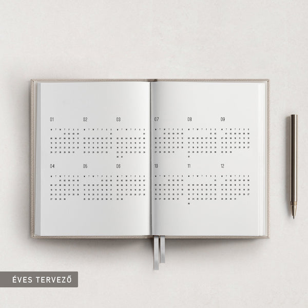 A Planbook 2026 határidőnapló / 'KLASSZIK' elrendezésű