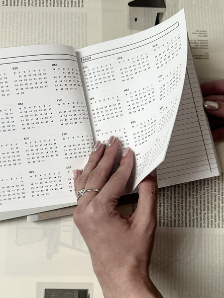 A TIMELESS diary - dátumozatlan öröknapló / heti bontás