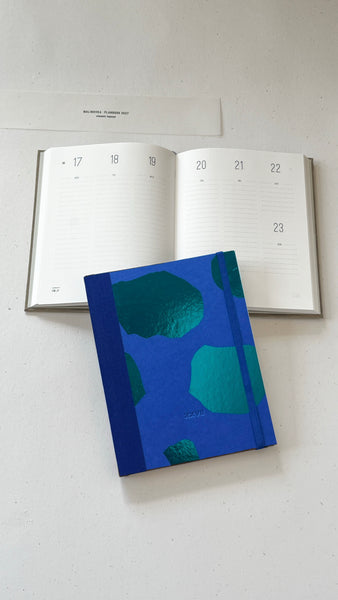 A Planbook 2027 határidőnapló / BRILL special edition - indigó-türkiz