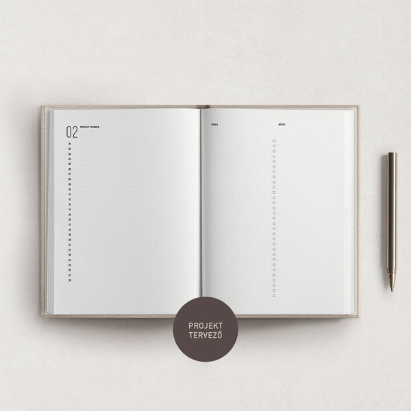 A Planbook 2027 határidőnapló / 'KLASSZIK' elrendezésű - 4 féle borítóval