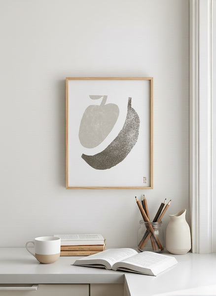 PRINTEK / Kövek és gyümölcsök c. sorozat grafikái (4)