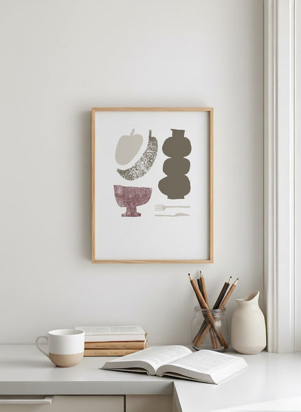 PRINTEK / Kövek és gyümölcsök c. sorozat grafikái (4)