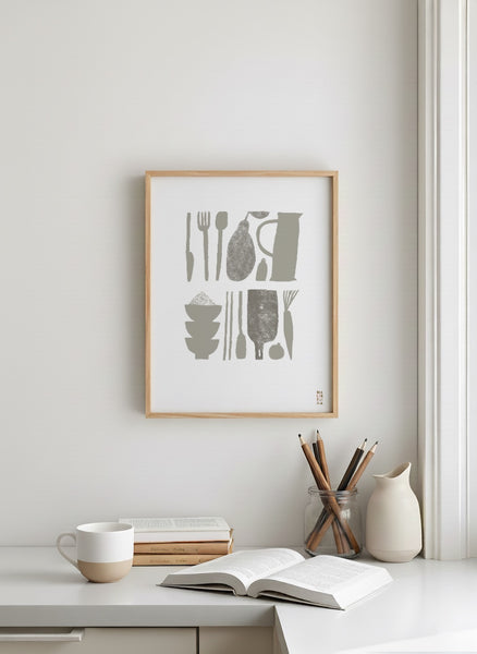 PRINTEK / Kövek és gyümölcsök c. sorozat grafikái (4)