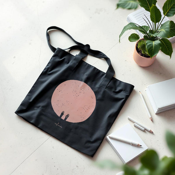 TOTEBAG / rose gold sky